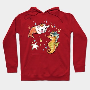 Princess cat fish Hoodie